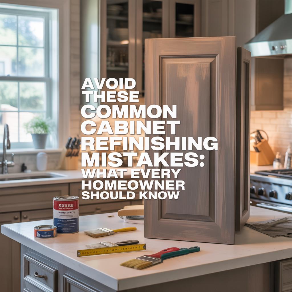 Avoid These Common Cabinet Refinishing Mistakes: What Every Homeowner Should Know