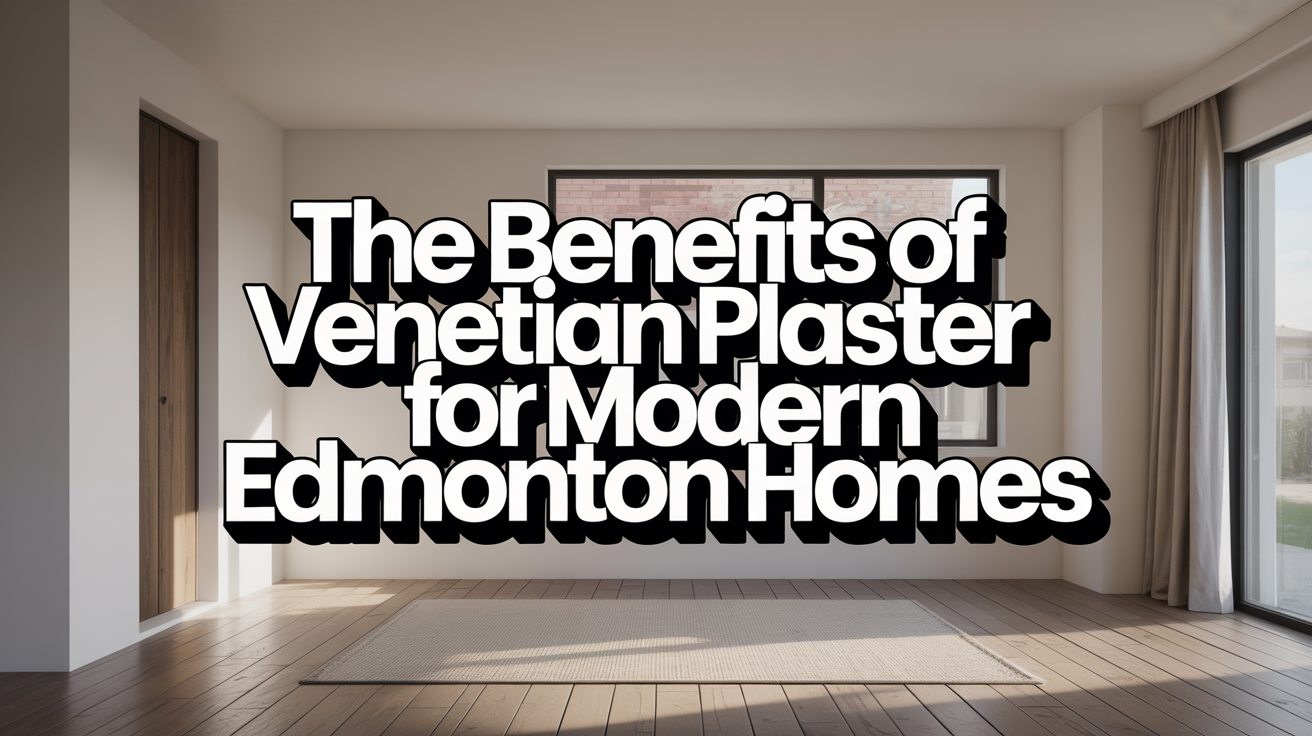 The Benefits of Venetian Plaster for Modern Edmonton Homes