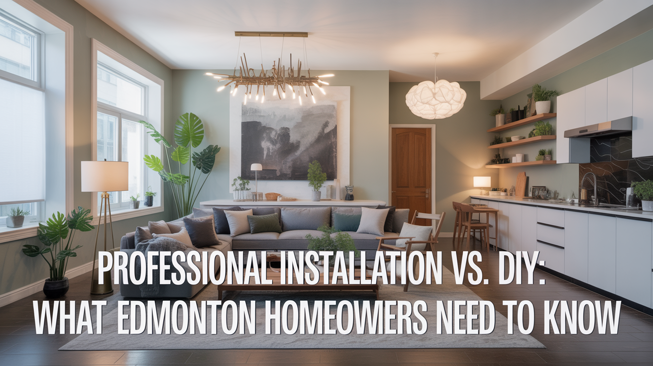 Professional Installation vs. DIY: What Edmonton Homeowners Need to Know